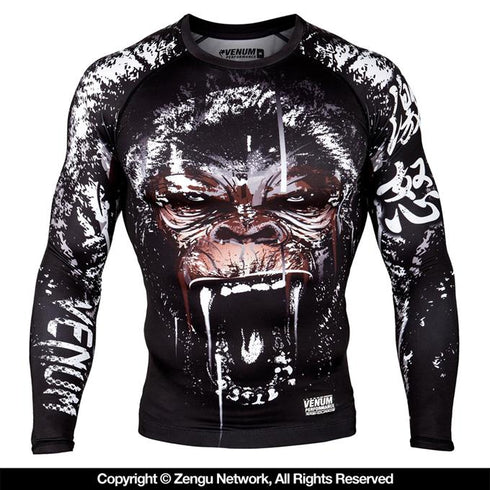 Venum-Gorilla Long Sleeve Grappling Rashguard-1